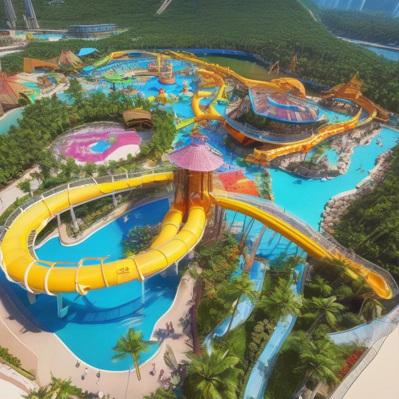 Sanya Dreamlike Water Park - AI travel guide, photo tips, social media ...