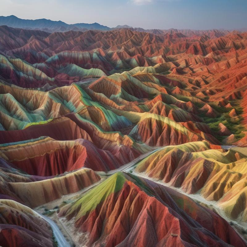 Zhangye Binggou Danxia Landform - AI travel guide, photo tips, social ...