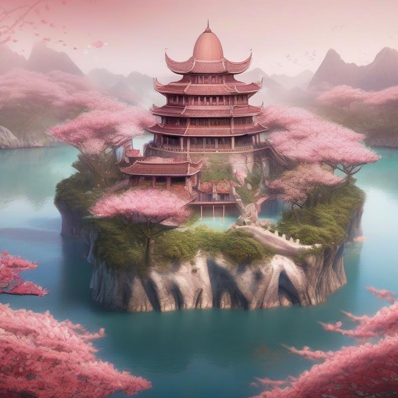 Fantasy Peach Blossom Island