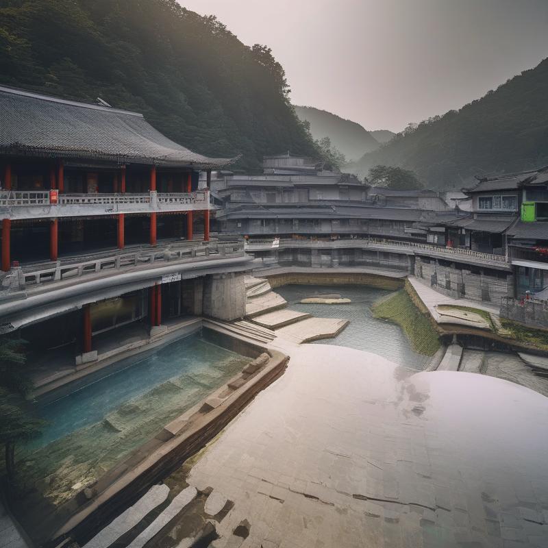 Grey Soup Huatian City Hot Springs