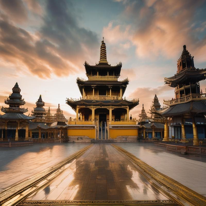 Menghun Grand Golden Pagoda