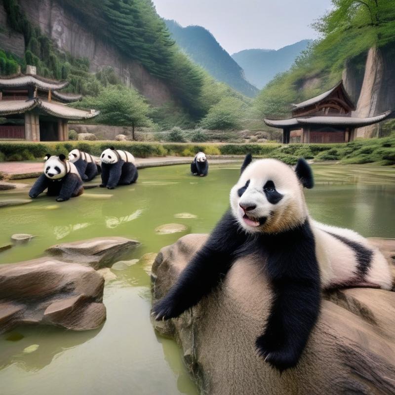 Langzhong Panda Paradise