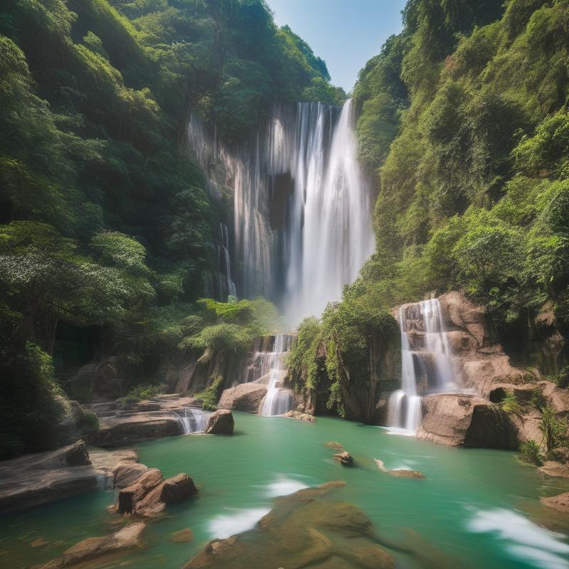 Huangmanzhai Waterfall