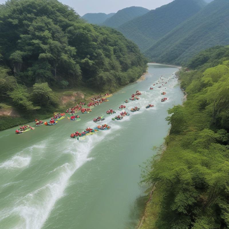 Huangtengxia Rafting