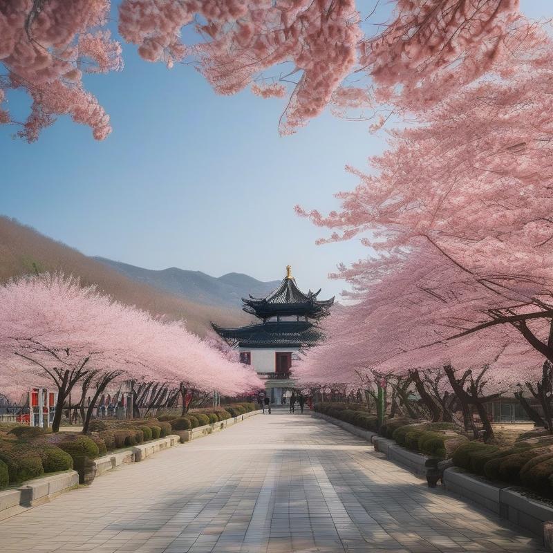 Longwangtang Cherry Blossom Garden