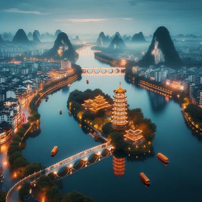 Guilin Two Rivers & Four Lakes Scenic Area