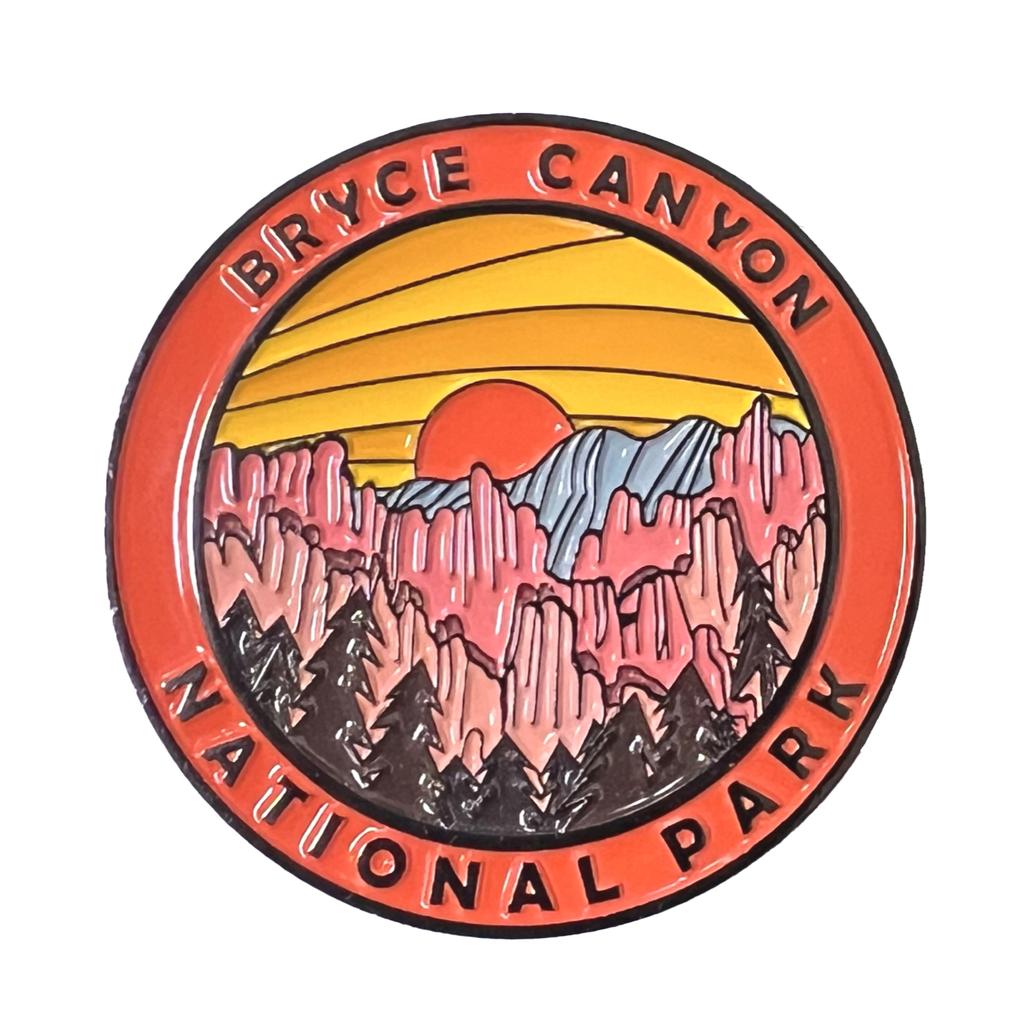 Yellowstone Pin Bryce Canyon National Park Traveler Pin – National Park Souvenirs Walking Sticks For Hiking Wood